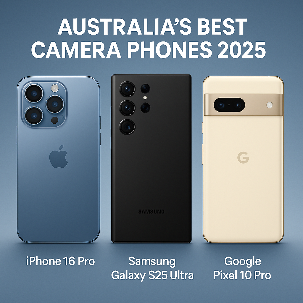 Best Camera Phones Australia 2025: iPhone 16 Pro vs Galaxy S25 Ultra vs Pixel 10 Pro